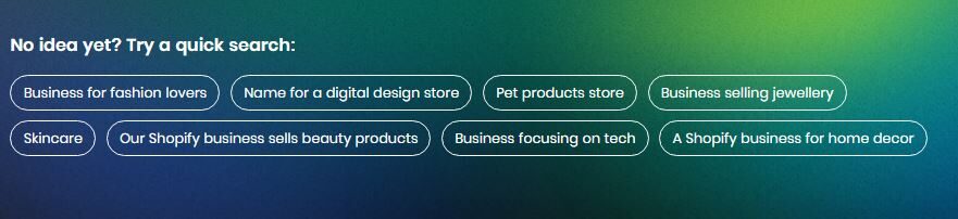 Online Store Name Generator