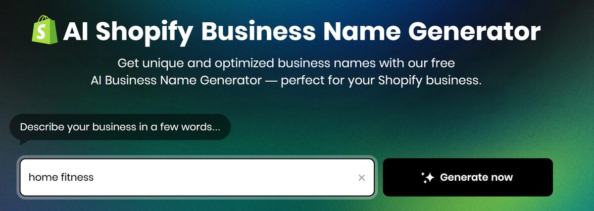 AI Store Name Generator BYS