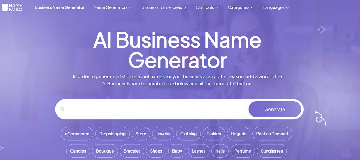 Best free Shopify AI business name generator Name Fatso