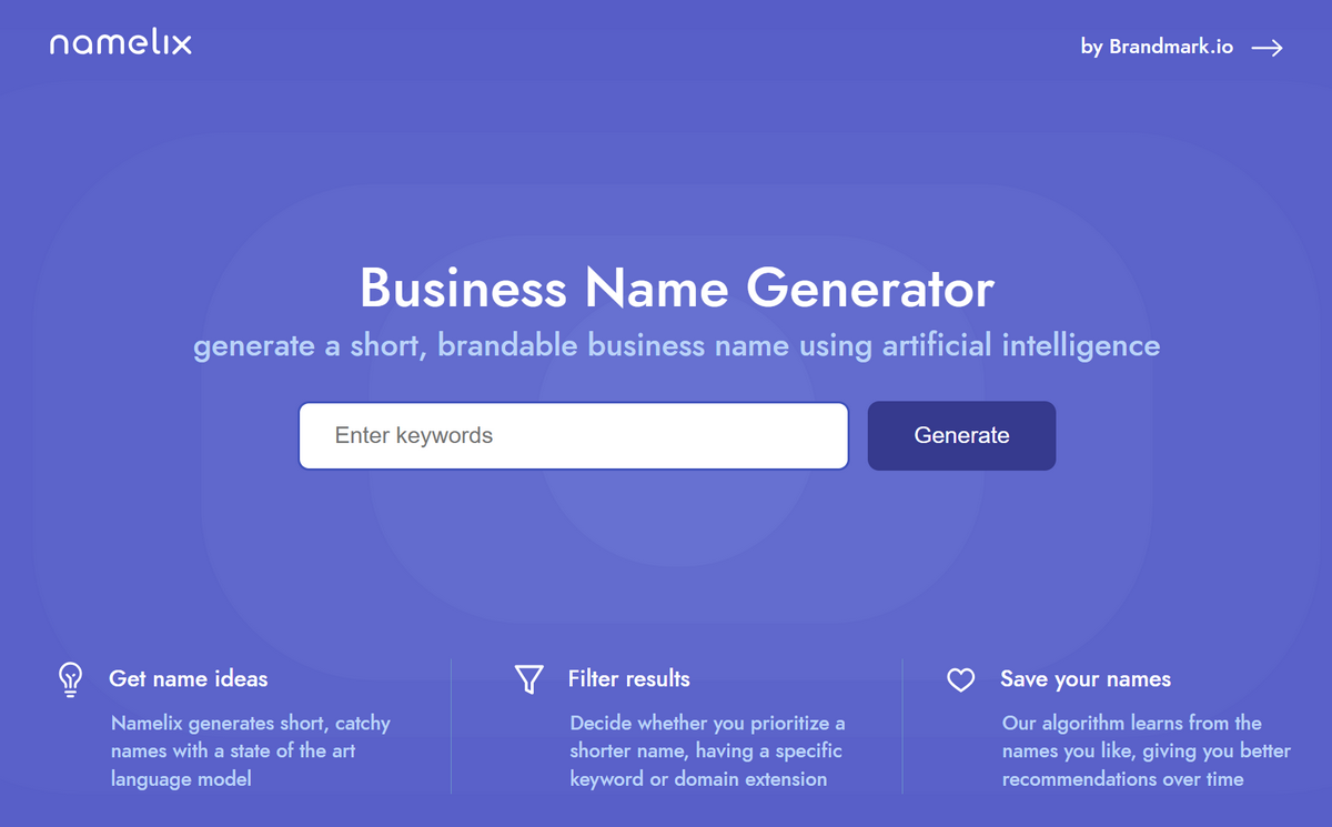Best free Shopify AI business name generator Nameflix