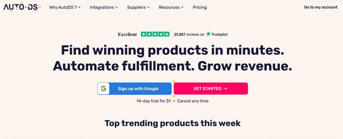 Use Build Your Store and AutoDS to level up your business