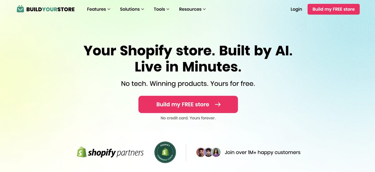 BuildYourStore as the best Shopify Store Builder alternative