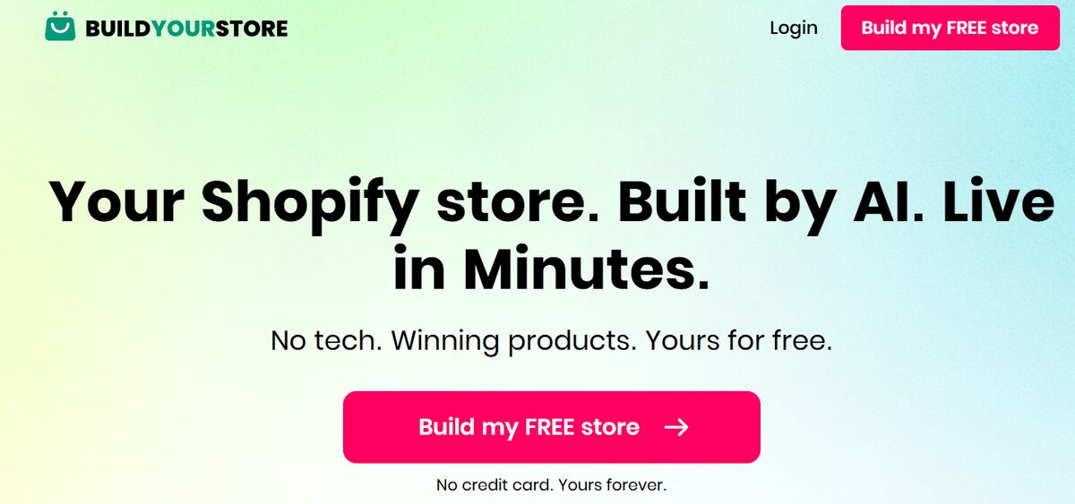 BuildYourStore AI Shopify Store Builder