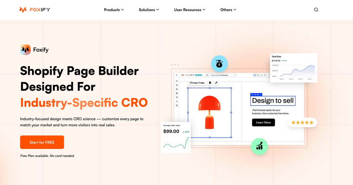 Foxify as an alternative to Shopify Store Builder
