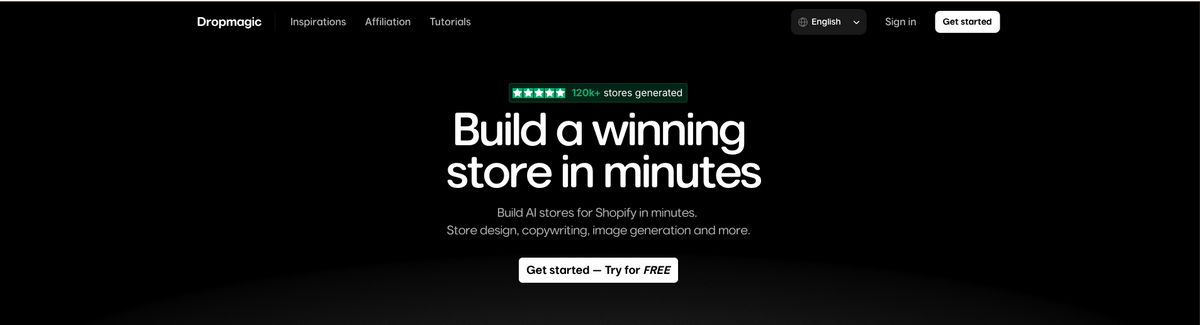 Dropmagic, a BuildYourStore alternative