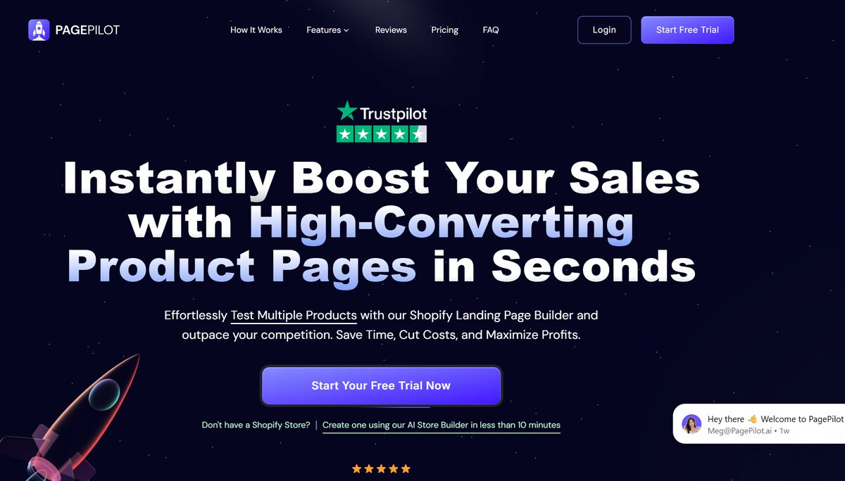 PagePilot shopify product pages generator