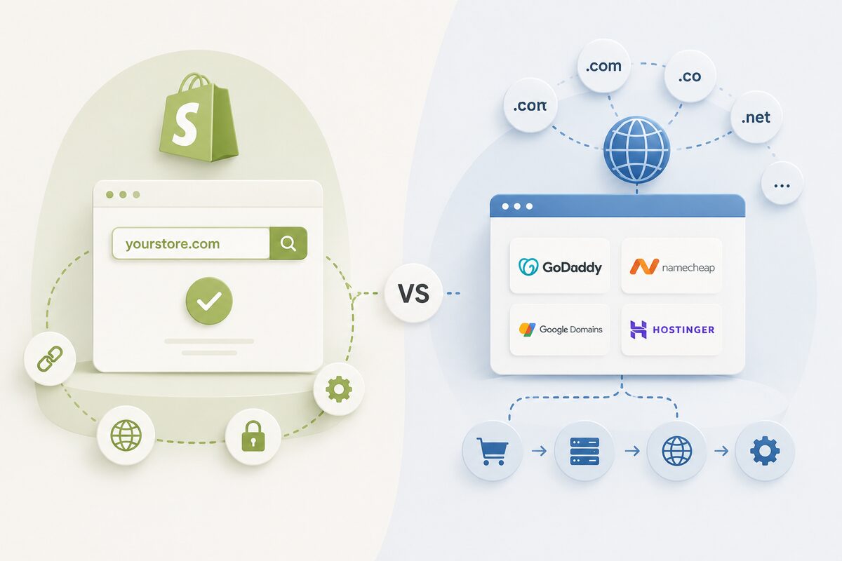 How to get a Shopify domain