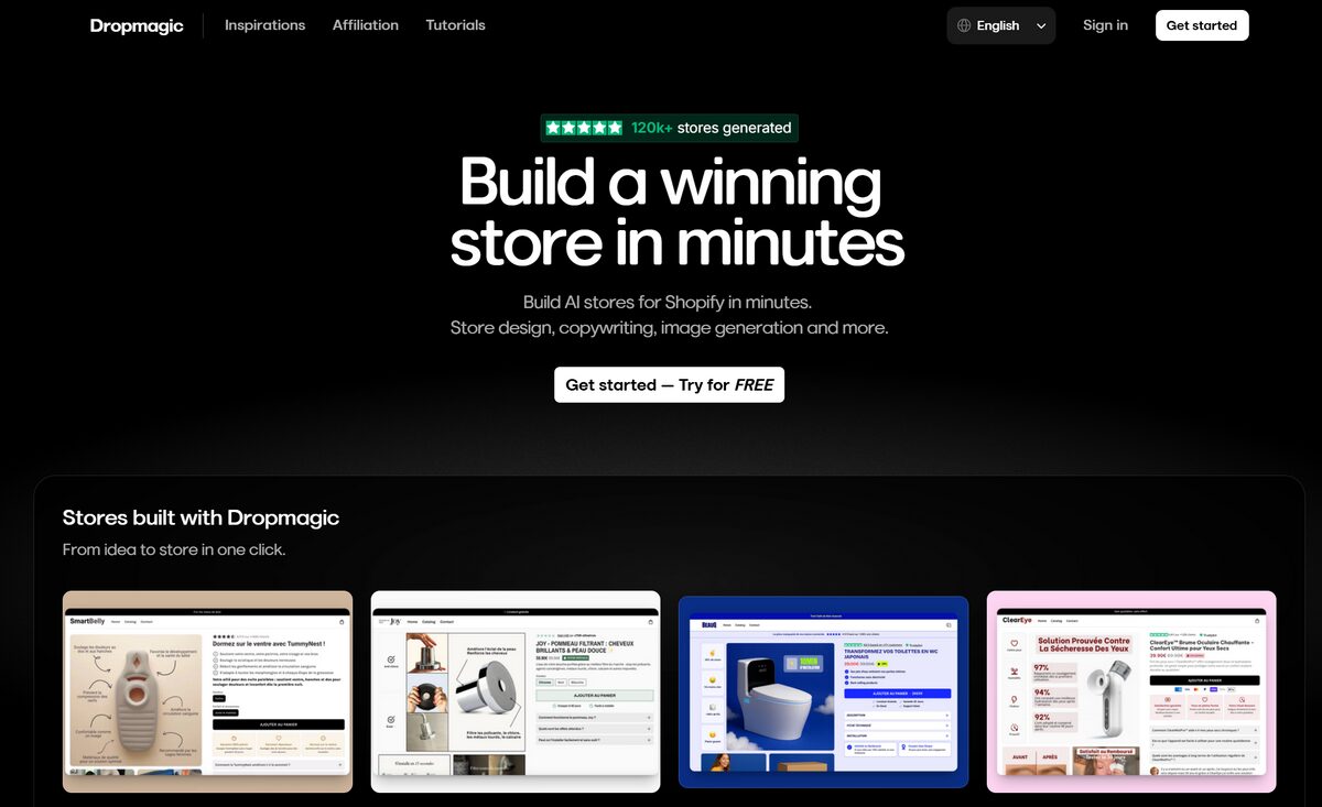DropMagic alternative to Shopify Magic
