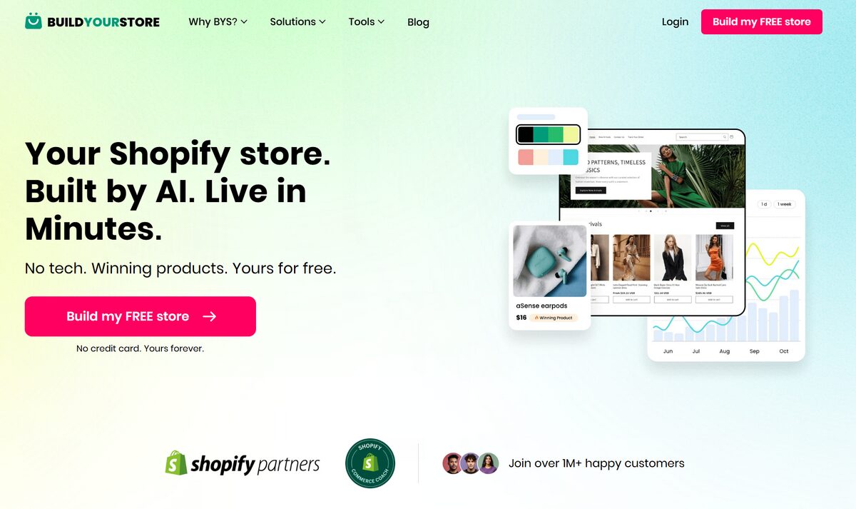 BuildYourStore best alternative to shopify magic