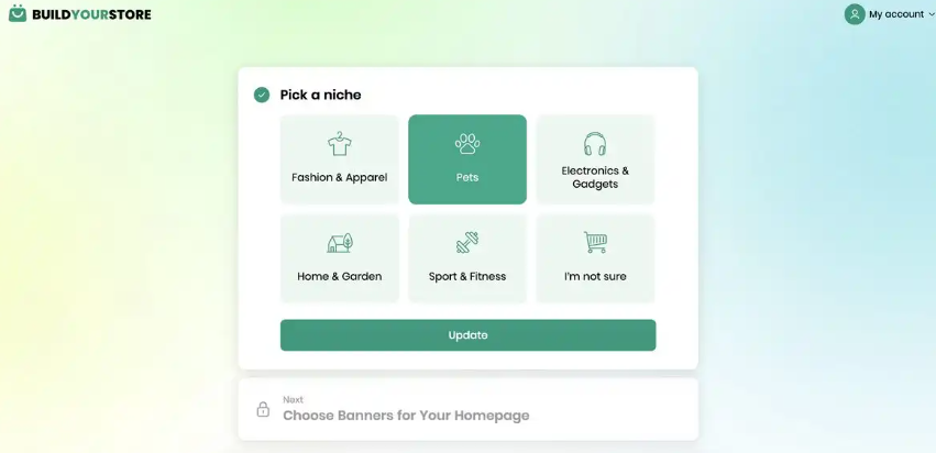 BuildYourStore is the fastest way to create your store 