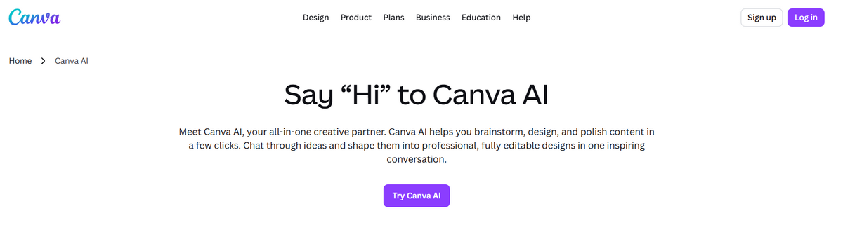 Canva AI Design Tool for Dropshipping