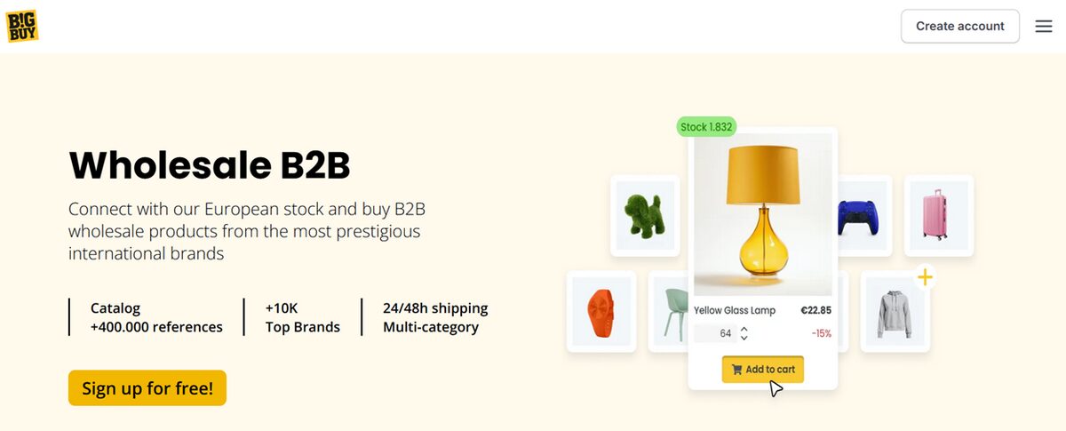 BigBuy France dropshipping supplier for Shopify