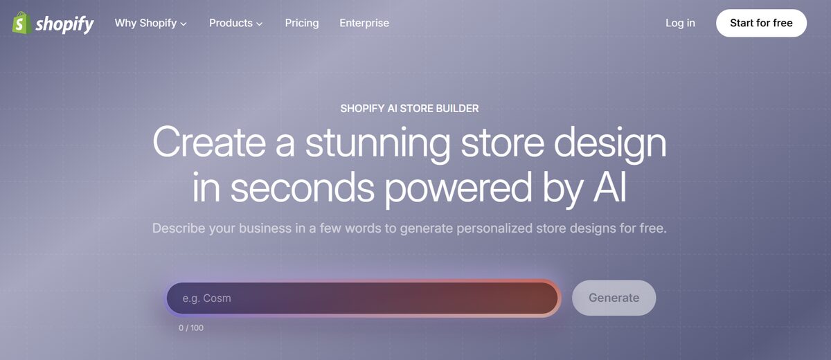 Shopify AI Store Builder built-in tools