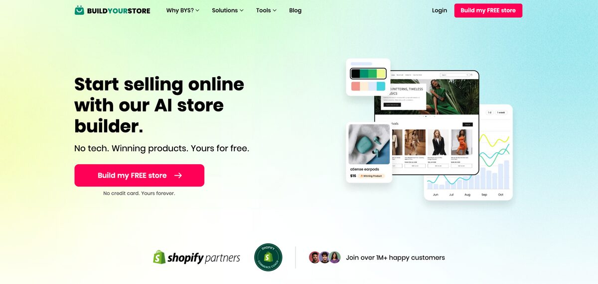 BuildYourStore for Shopify dropshipping with AliExpress