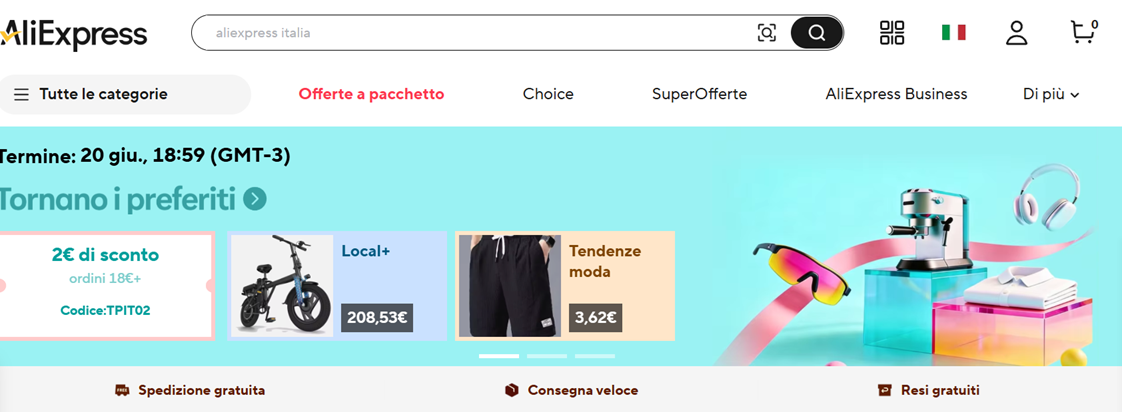 AliExpress Italy suppliers for dropshipping 2026