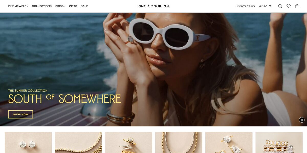 best shopify jewelry stores ring concierge