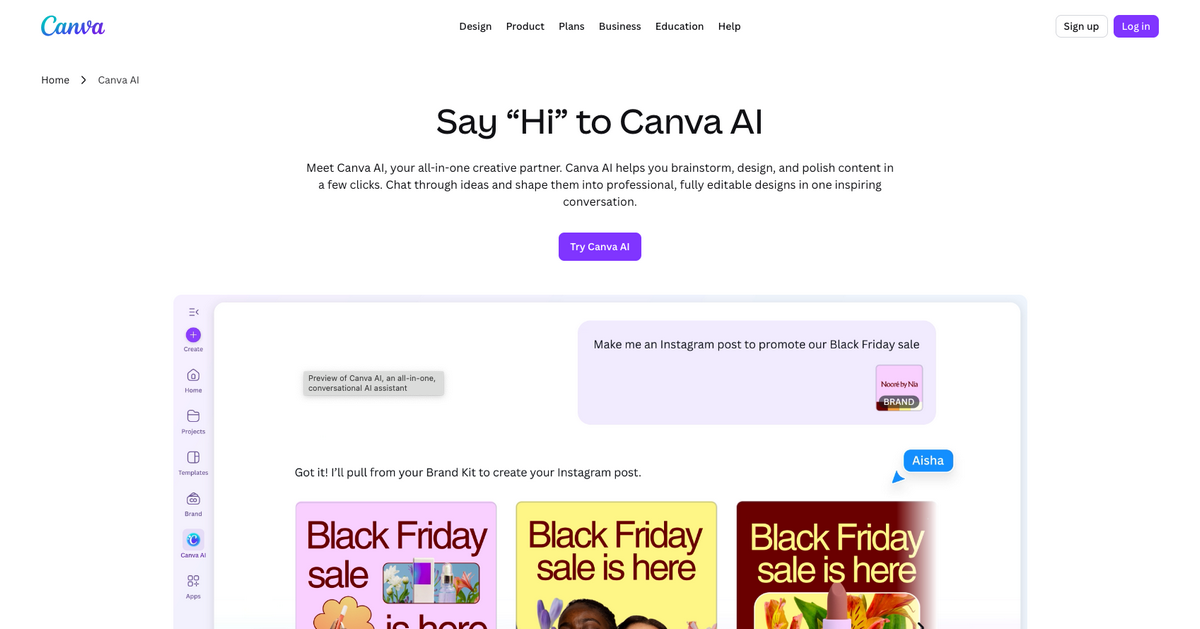 Canva AI for Shopify dropshipping with AliExpress