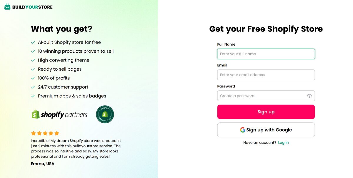 How to start your Shopify jewelry store with BuildYourStore