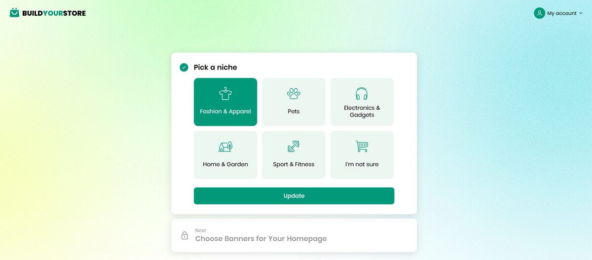 build an online jewelry store with BYS