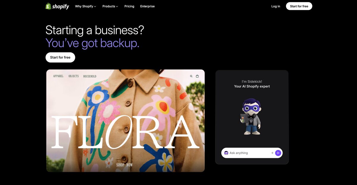Shopify Sidekick, one of the best AI tools for Shopify store owners