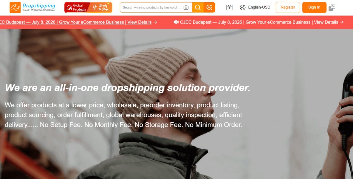 CJdropshipping UK best supplier