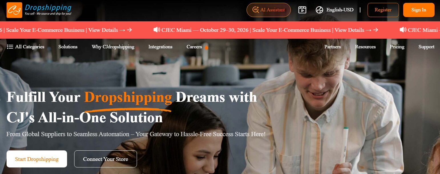 CJDropshipping best european suppliers 
