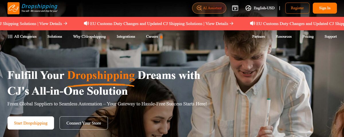 CJDropshipping european supplier