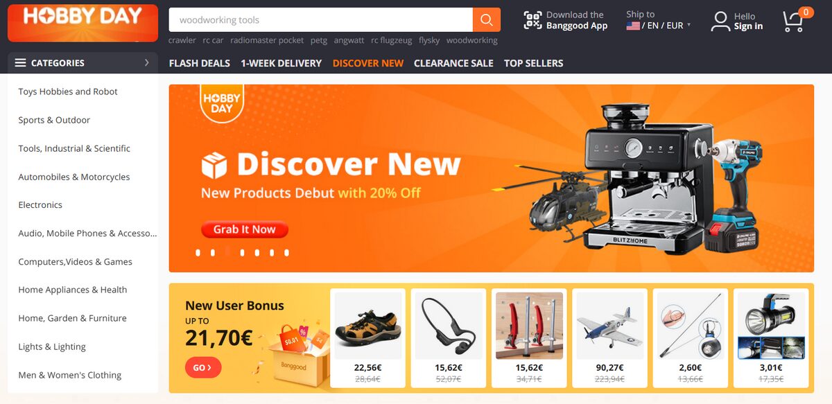 Banggood UK supplier