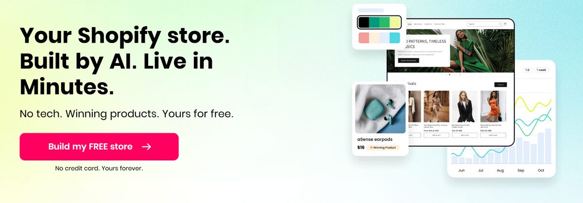 Free Store ready in 2 minutes with BuildYourStore