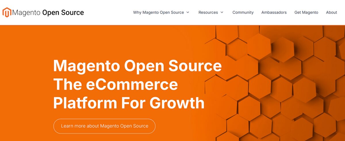 Magento website eCommerce platform store