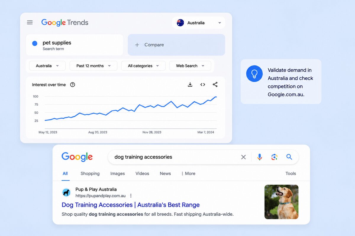 niche-picking for dropshipping in Australia