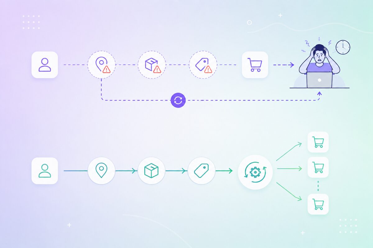 Shopify dropshipping automation vs manual stores