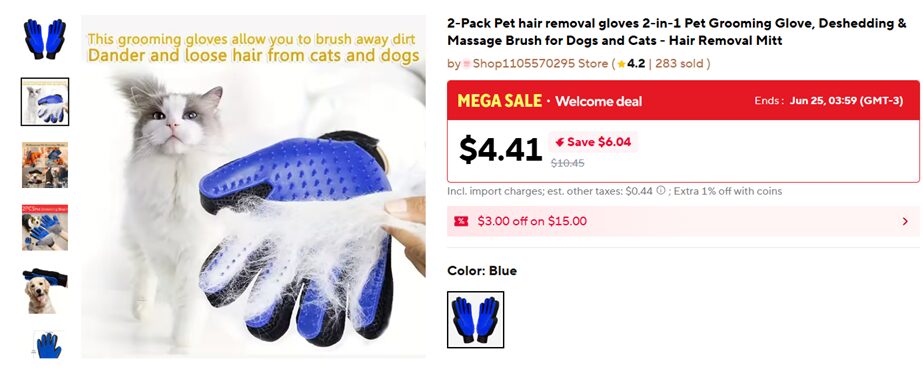 AliExpress gloves for pets best products to sell on Shopify in 2026