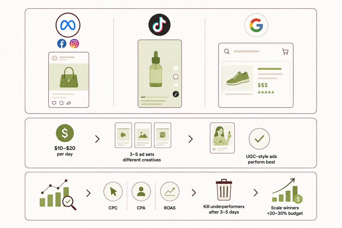launch your first shopify paid campaign