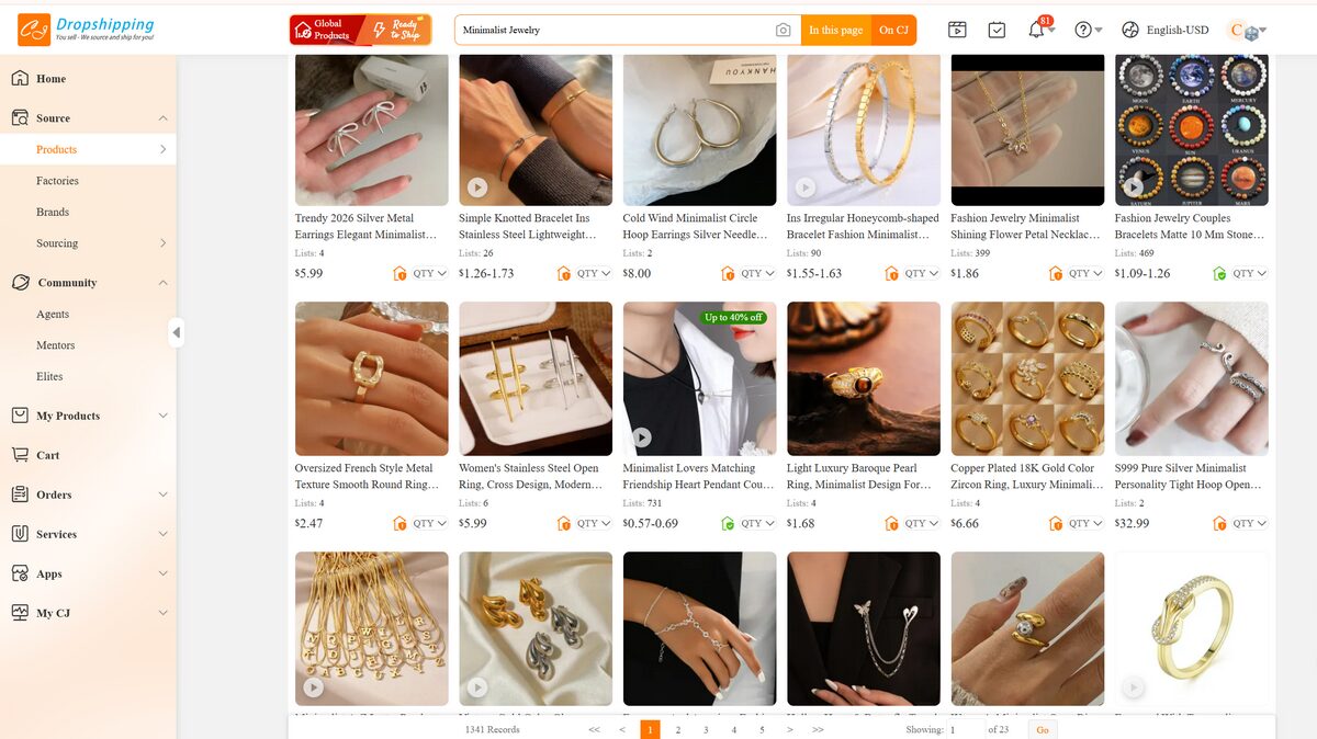 Minimalist Jewelry For Dropshipping On Shopify In 2026