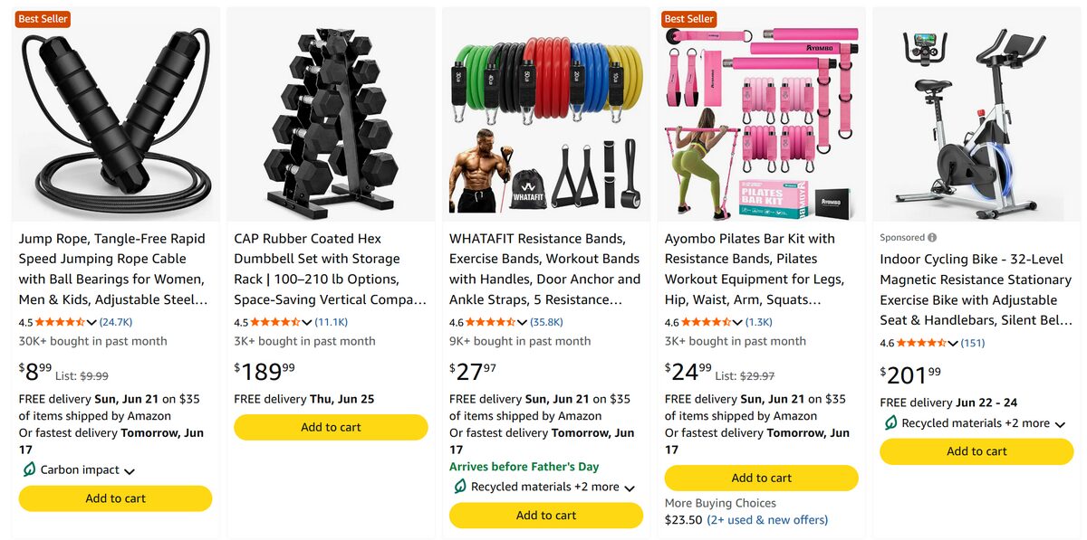 trending dropshipping products for fitness stores