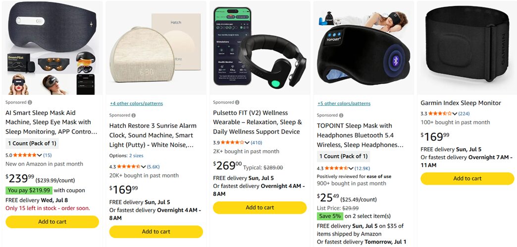 Biohacking & sleep technology niche profitable for Shopify