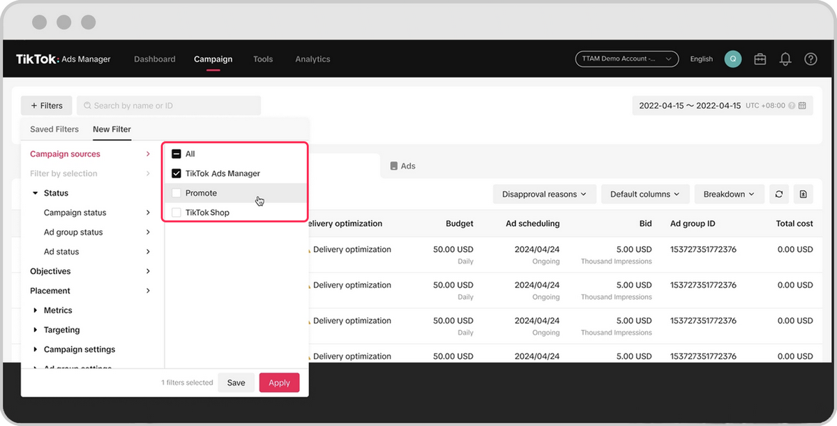 TikTok Ads Manager For Shopify