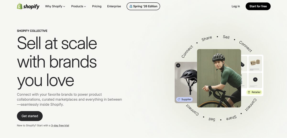 Shopify Collective, one of the best dropshipping suppliers in Canada