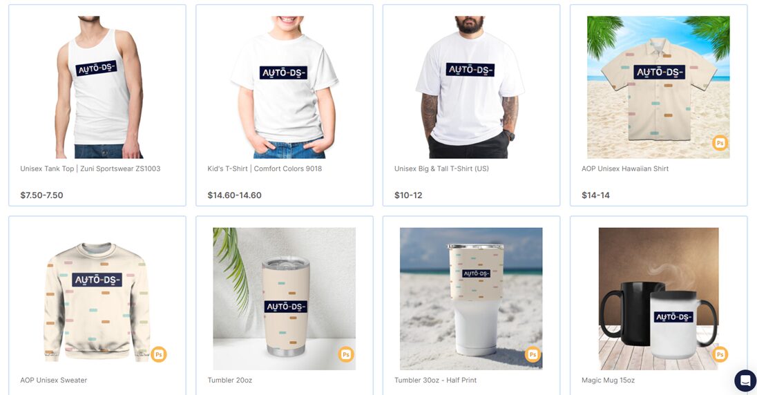 AutoDS print on demand best products to sell on Shopify in 2026