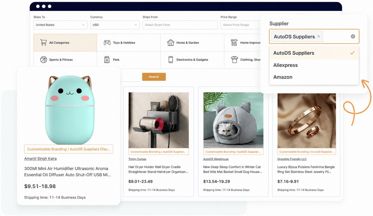 AutoDS Private Suppliers for Dropshipping In Australia