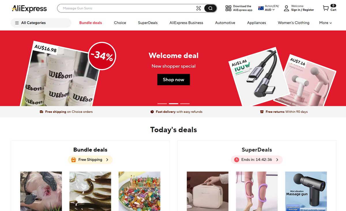 AliExpress Australia Supplier