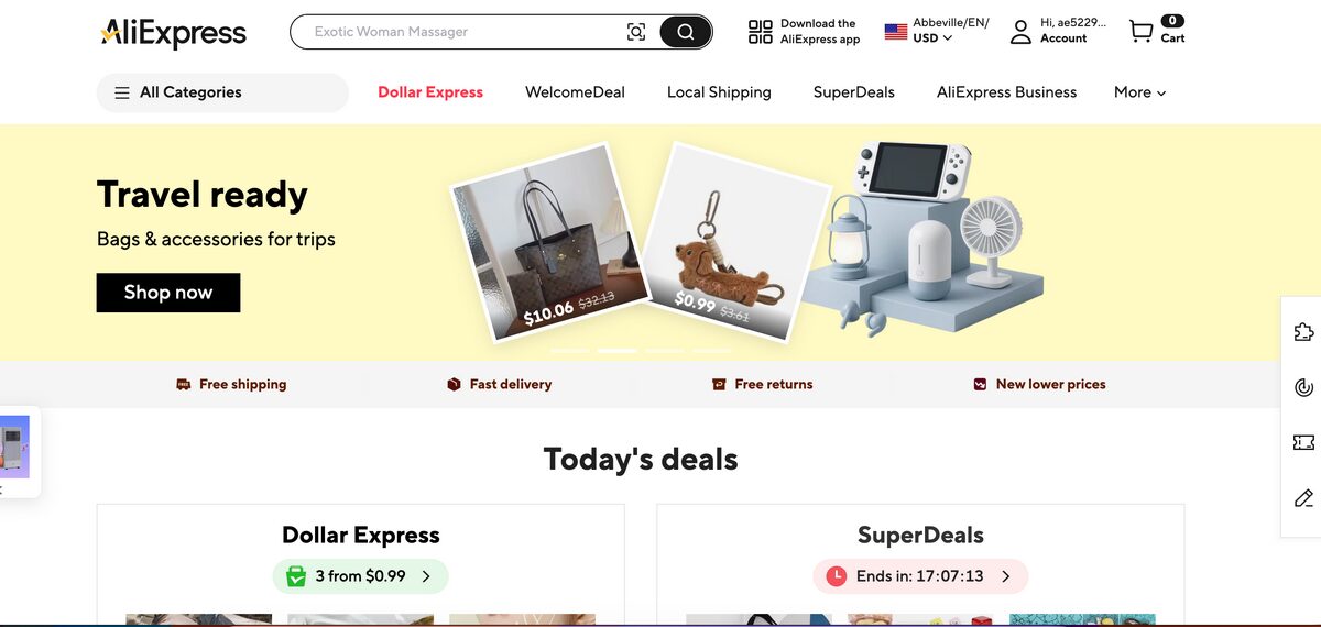 aliexpress for canada dropshipping