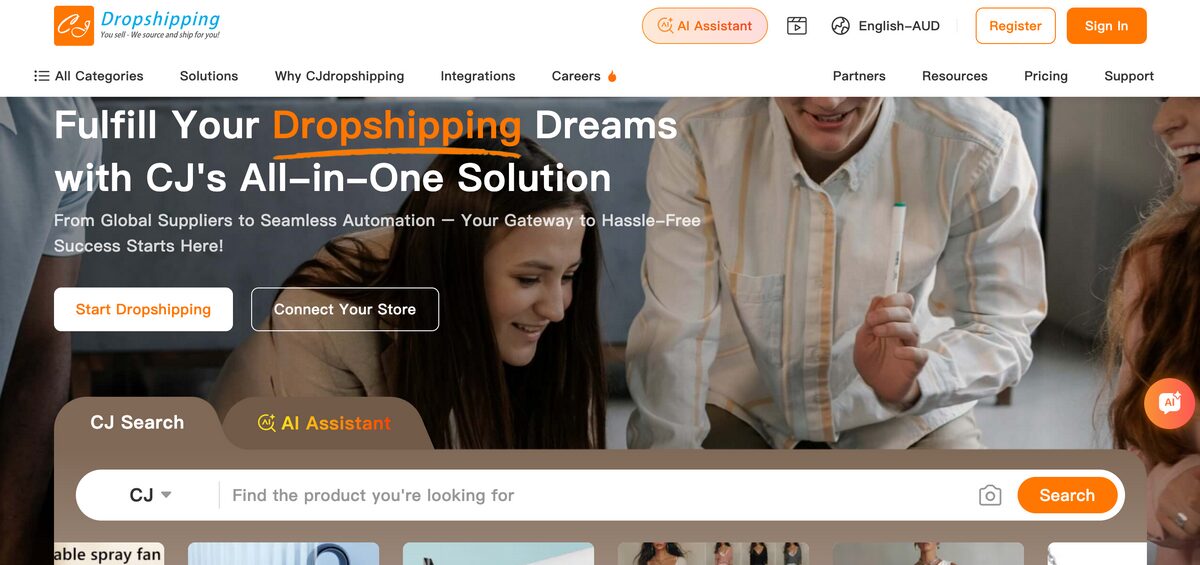 CJDropshipping Australia supplier