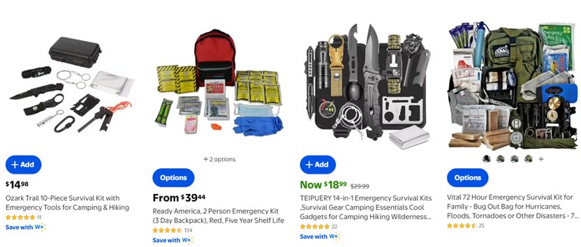 Emergency preparedness & outdoor gear profitable Shopify niche