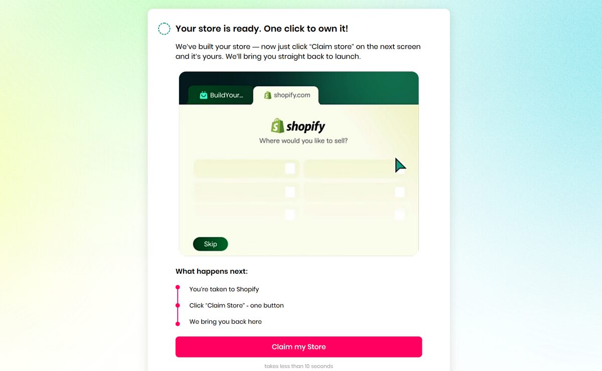 Build Your Store with BuildYourStore