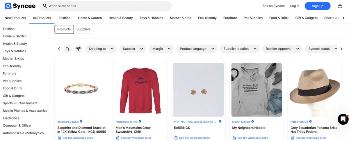 Syncee Germany dropshipping supplier for 2026