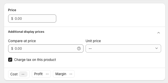 Set up product prices on Shopify after choosing dropshipping suppliers in Canada