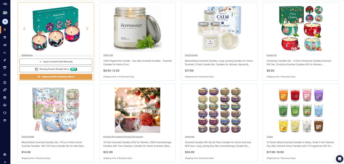 AutoDS Scented Candles