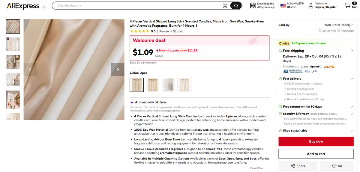 How to start dropshipping candles